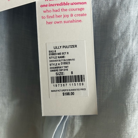 Gradient Blue and Pink Romper - Picture 3 of 6